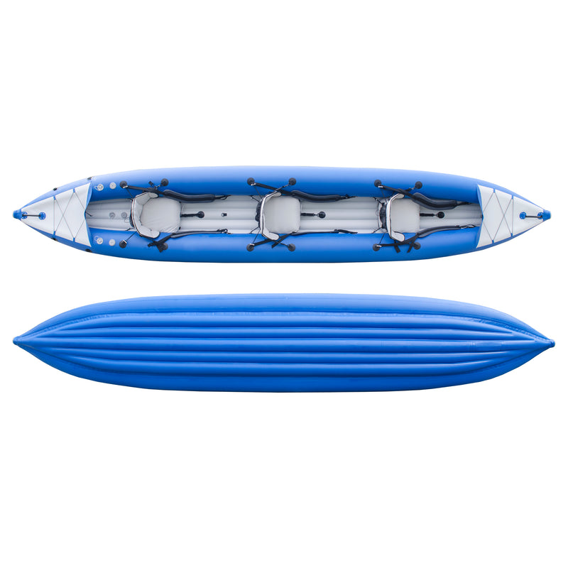 Load image into Gallery viewer, Aqua Glide 3-Person Inflatable Kayak
